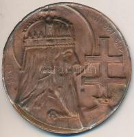 1938. "Szent István 1938" ezüstözött Br lemez emlékérem (67mm) T:2-,3