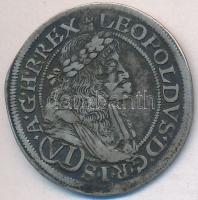 Ausztria 1681MM VIkr Ag "I. Lipót" Bécs (3,13g) T:2- Austria 1681MM 6 Kreuzer Ag "Leopold I" Vienna (3,13g) C:VF