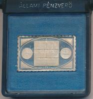 1981. "Naptár" Ag bélyegérem ÁPV tokban (0.835/37x23mm) T:1- (PP)