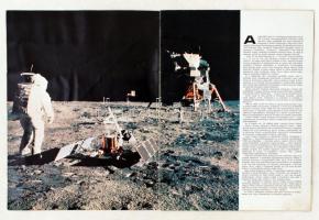 A Holdra és a rajta túl lévő világokba. Kiadói papírkötés, színes fotókkal illusztrált, gerincnél sz...