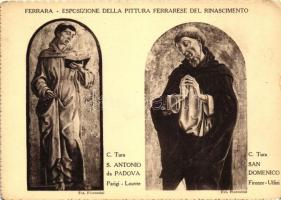 S. Antonio da Padova, San Domenico; Espozizione della pittura Ferrarese s: C. Tura (EK)