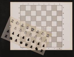 Volán Tefu utazó sakk készlet szilikonból, használatlan / Traveling chess set