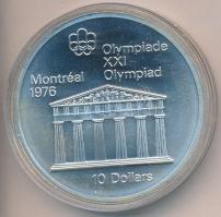 Kanada 1974. 10$ Ag "Montreali olimpia - Zeusz-templom" tokban tanúsítvánnyal T:1
Canada 1...