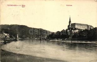 Decín, Tetschen; - 3 old postcards