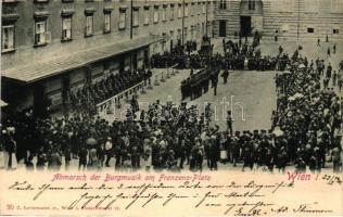Vienna, Wien; music bands - 5 old postcards