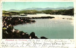 3 db RÉGI osztrák városképes lap; Reifnitz, Pörtschach / 3 old Austrian town-view postcards; Reifnitz, Pörtschach