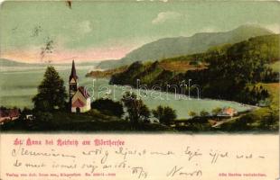 3 db RÉGI osztrák városképes lap; Reifnitz, Pörtschach / 3 old Austrian town-view postcards; Reifnit...