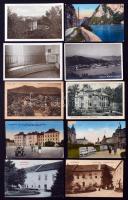 61 db RÉGI erdélyi városképes lap / 61 old Transylvanian town-view postcards