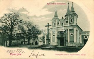 1899 Eperjes, Kálvária templom; Divald / calvary church