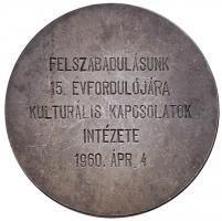 ~1960-1980. "Budapest" 4xklf fém és Br emlékérem T:2