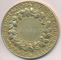 Reményi József (1887-1977) 1926. "Budapesti Polgári Lövész Egyesület" aranyozott fém emlék...