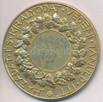 Reményi József (1887-1977) 1926. "Budapesti Polgári Lövész Egyesület" aranyozott fém emlék...