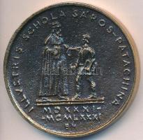 Borsos Miklós (1906-1990) 1981. "Sárospataki iskola - II. Rákóczi Ferenc 1531-1981" Br eml...