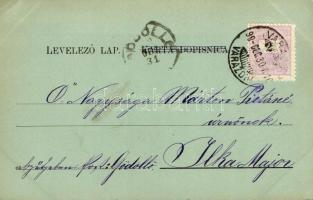 1899 Varasd, Varazdin; Színház, Milkovic-kereskedés / kazaliste / theatre (EK)