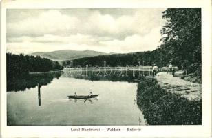 Nagyszeben, Erdei-tó, csónak / lake, boat (EK)
