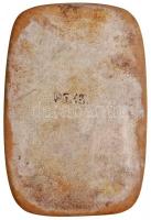 Páljános Ervin (1959-) DN "Pécs" ezüstözött Br emlékplakett (93x64mm) T:2,2-