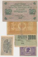 Orosz Birodalom 1898. 1R + 1917. 250R + Szocialista Szövetségi Szovjet Köztársaság 1919. 60R + 1000R...