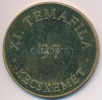 1997. "Magyar Bélyeggyűjtők Országos Szövetsége Budapest / XI. Temafila Kecskemét" aranyoz...