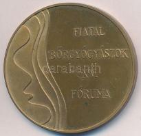 1998. "Fiatal Bőrgyógyászok XV. Fóruma / Kecskemét" Br emlékérem (42,5mm) T:2