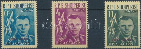 Gagarin sor felülnyomással, Gagarin set with overprint