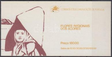 1983 Forgalmi: virágok bélyegfüzet MH 3 (Mi 358-361)