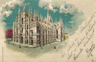 Milano, Il Duomo / Cathedral, litho