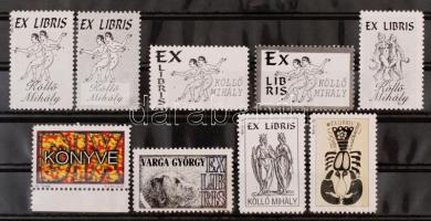 9 db Ex libris levélzáró