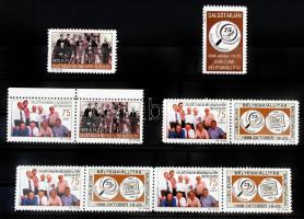 A Salgótarjáni Bélyeggyűjtőkkel kapcsolatos 10 db levélzáró