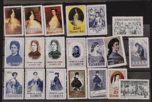 20 db Erzsébet királynét (Sisi) ábrázoló levélzáró