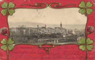 Nagyszeben lóhere / clover, litho (fa)