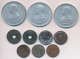 1868KB 1kr Cu + 1915. 2f Br + 1917. 20f Fe + 1926. 2f Br + 1940. 10f Fe + 1941. 20f Fe (2x) + 1943. 5P Al (3x) T:vegyes