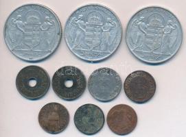 1868KB 1kr Cu + 1915. 2f Br + 1917. 20f Fe + 1926. 2f Br + 1940. 10f Fe + 1941. 20f Fe (2x) + 1943. ...