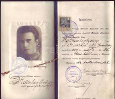 1921 Leckekönyv Gárdonyi Albert és mások aláírásával