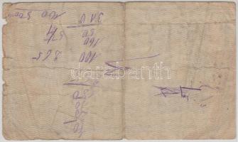 1918. 25K "3139" 3mm, vízszintesen hullámos hátlappal, írás a hátoldalon T:III-
Adamo K22/...