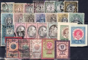 26 db osztrák okmánybélyeg