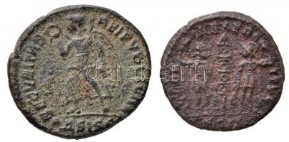 Római Birodalom / Siscia / I. Valentinianus 364-367. Follis Cu (2,62g) + II. Constantinus ~336-337. ...
