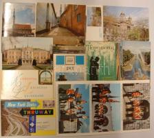 64 db modern külföldi városképes lap