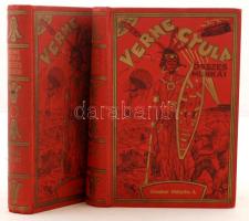 Verne Gyula munkái. Sándor Mátyás I-II. Fordította dr. Mikes Lajos. Nemes Mihály rajzaival. Budapest,é.n., Tolnai. Díszes, aranyozott egészvászon kötésben. Laza gerinccel.