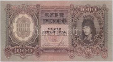 1943. 1000P T:II szép papír Adamo P21