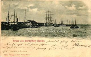 Nordenham, port, ships (fa)