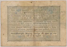 1848. 1Ft "Kossuth-bankó" T:III-
Adamo G104