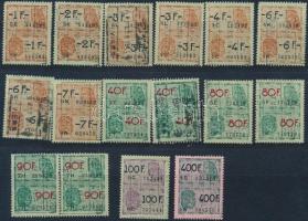 16 db belga okmánybélyeg