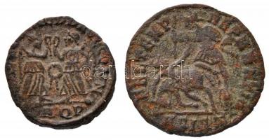 Római Birodalom / Siscia / II. Constantius Follis Cu (1,81g) + Aquileia / Constans 347-348. Follis C...