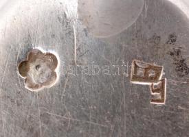 Ezüst (Ag.) kiskanál, jelzett, nettó 22,8 g