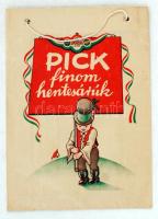 Régi, háború előtti Pick papírzacskó, 21×15 cm