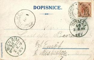 1899 Horazdovice, Kláster / cloister, litho (EK)