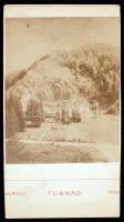 cca 1890 Menzel L. fotó: Tusnád, Hargita megye, Románia, keményhátú fotó, 10x13 cm / cca 1890 Photo L. Menzel: Tușnad Sat, Romania, photo, 10x13 cm