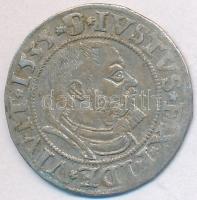 Porosz Hercegség 1535. 1Gr Ag "Brandenburgi Albert" (1.93g) T:3 patina Duchy of Prussia 1535. 1 Groschen Ag "Albrecht von Brandenburg" (1.93g) C:F patina