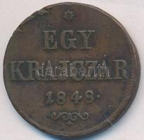 1848. 1Kr Cu T:3 ph.