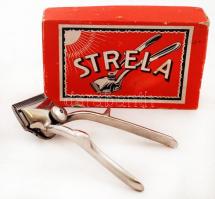 Strela márkájú kézi hajnyíró, saját dobozában, jó állapotban